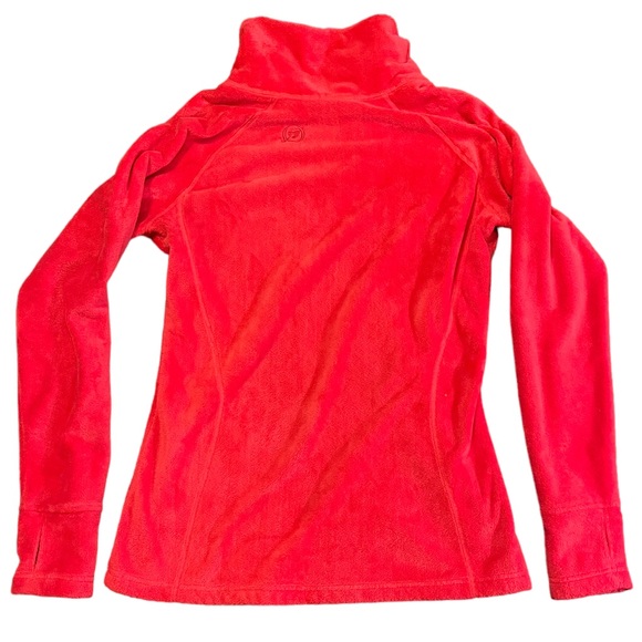 Obermeyer Pink Quarter Zip Long Sleeve Fleece Top | Women's M - Picture 5 of 6